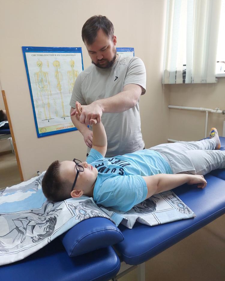 Матвей на реабилитации