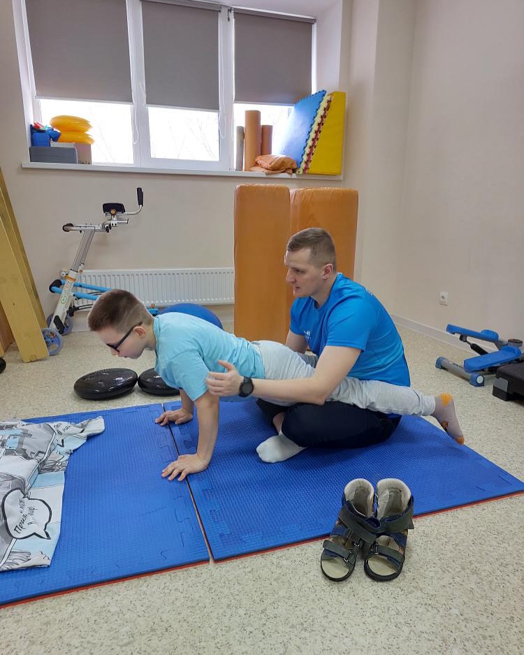 Матвей на реабилитации