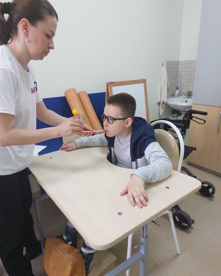 Матвей на реабилитации