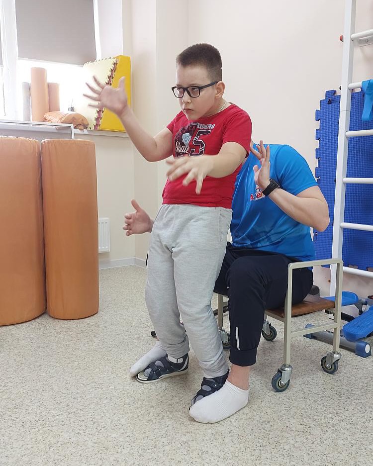 Матвей на реабилитации